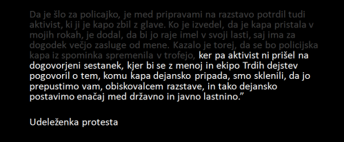 Odlomek pisma udeleženke Vaj iz trdih dejstev, 2012.